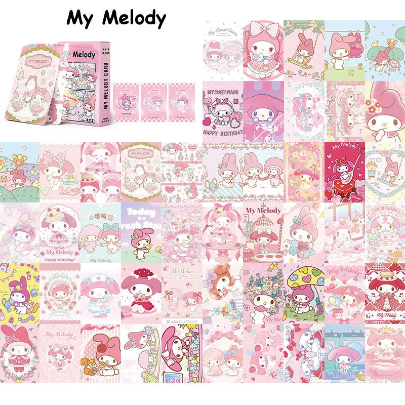 Sanrio Holographic Card Collection – 50PCS Box Set