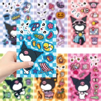 Make-a-Face DIY Sticker Set – 8 Sheets