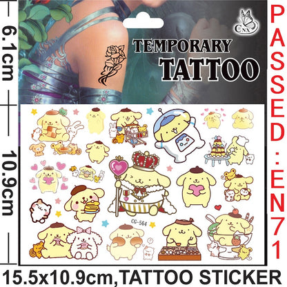 Temporary Tattoos for Kids Single Pack