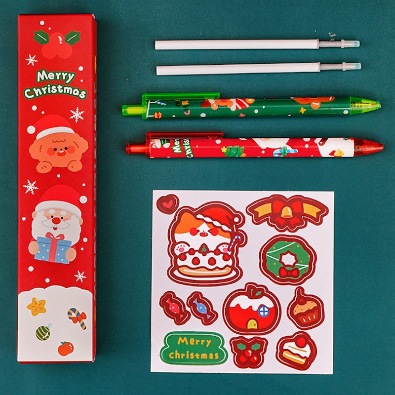 Christmas Mystery Box Gift Set – 5-Piece Surprise Stationery Kit