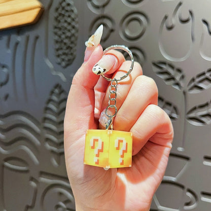 Light-Up Cube Keychain