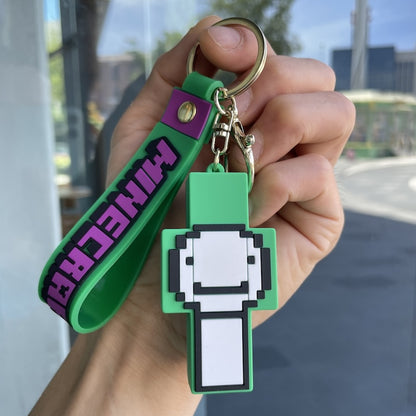 Cute Cartoon Silicone Keychain