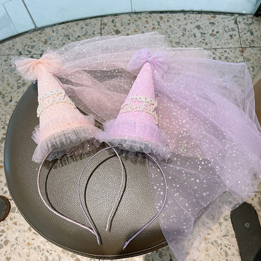 Fairy Tulle Birthday Headband – Sweet & Cute