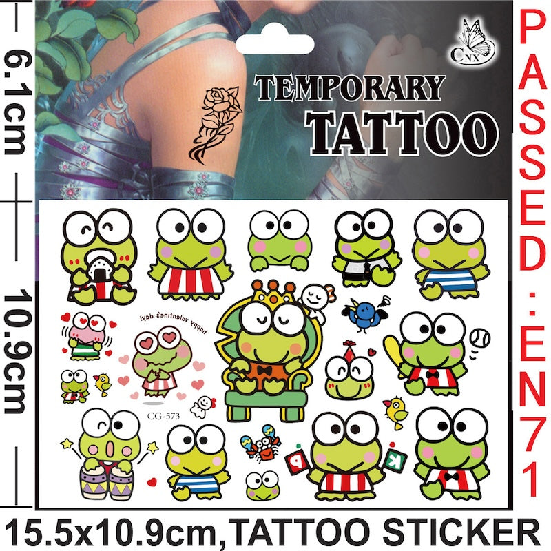 Temporary Tattoos for Kids Single Pack