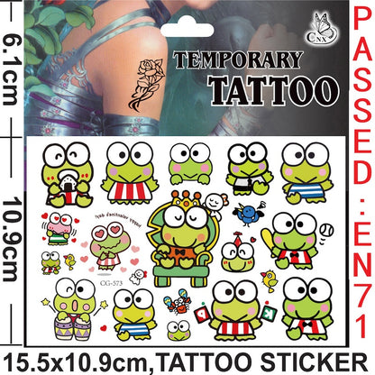 Temporary Tattoos for Kids Single Pack