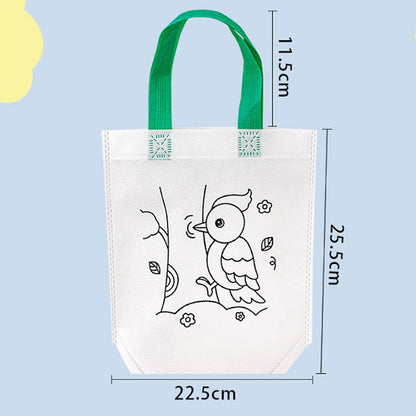 Kids DIY Coloring Tote Bag