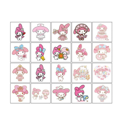 Kids Temporary Tattoo Stickers 5x5cm 20PCS Set