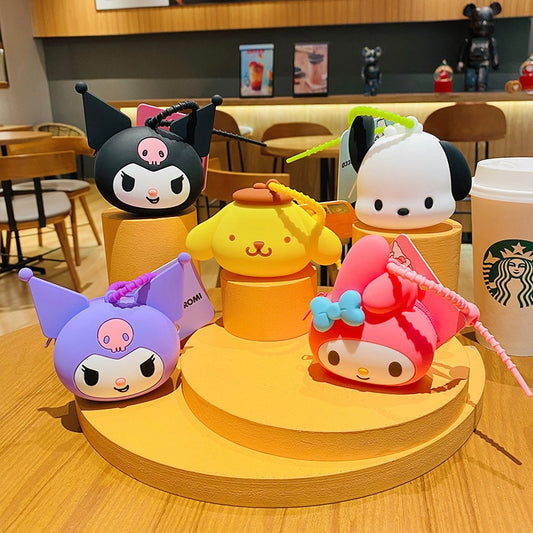 Cute Cartoon Silicone Coin Purse for Kids