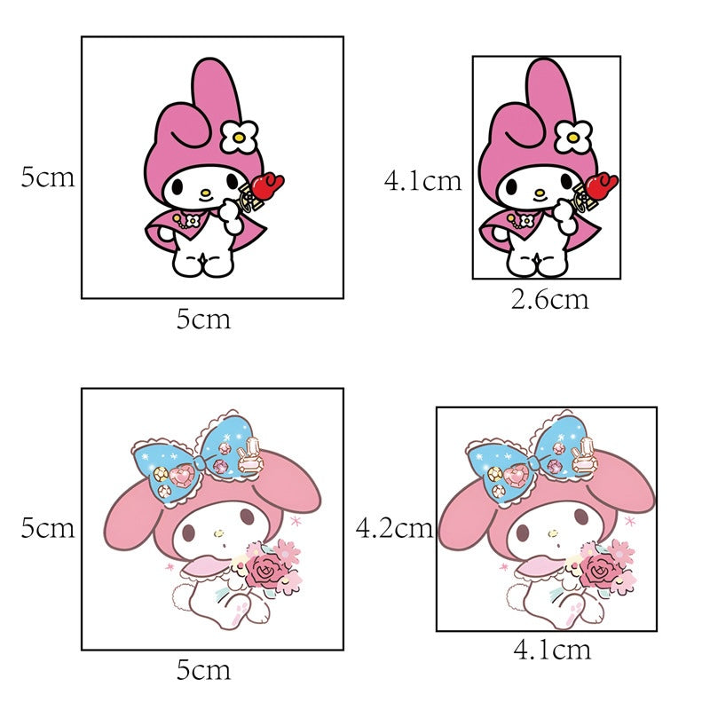 Kids Temporary Tattoo Stickers 5x5cm 20PCS Set