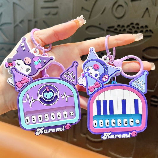 Kuromi Musical Keychain