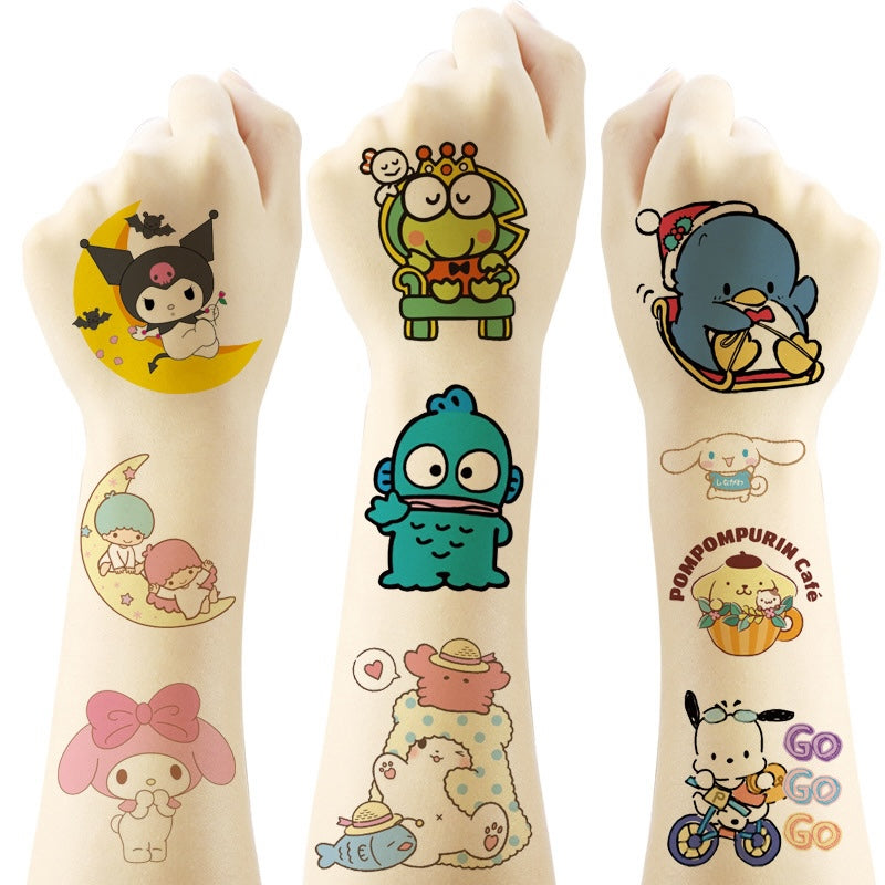 Kids Temporary Tattoo Stickers 5x5cm 20PCS Set