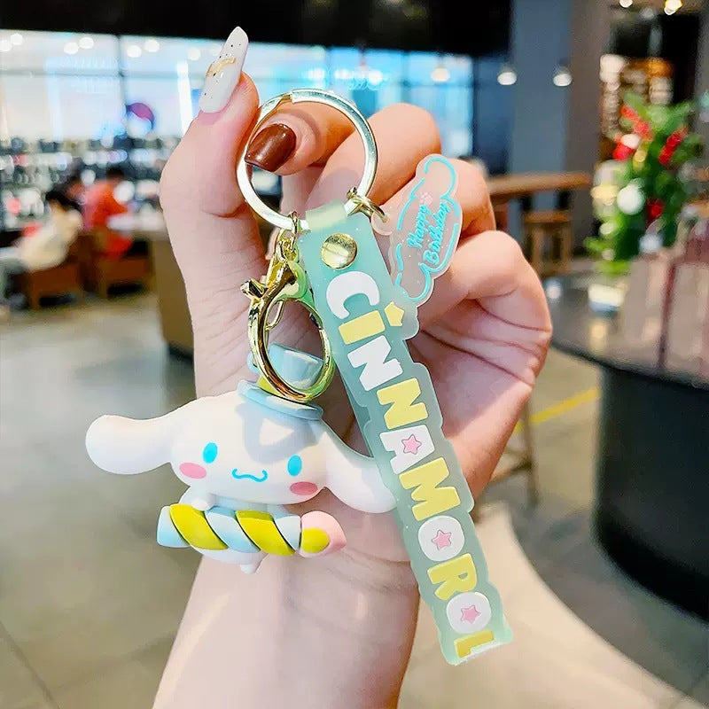 Cartoon Soft Silicone Keychain
