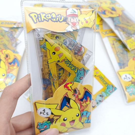 Cute Cartoon Geometry Set for Kids (4PCS)