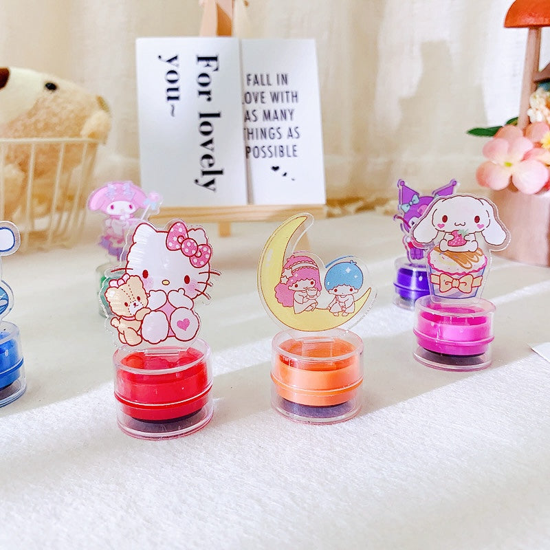 Sanrio Acrylic Stamp Set – 10PCS Assorted