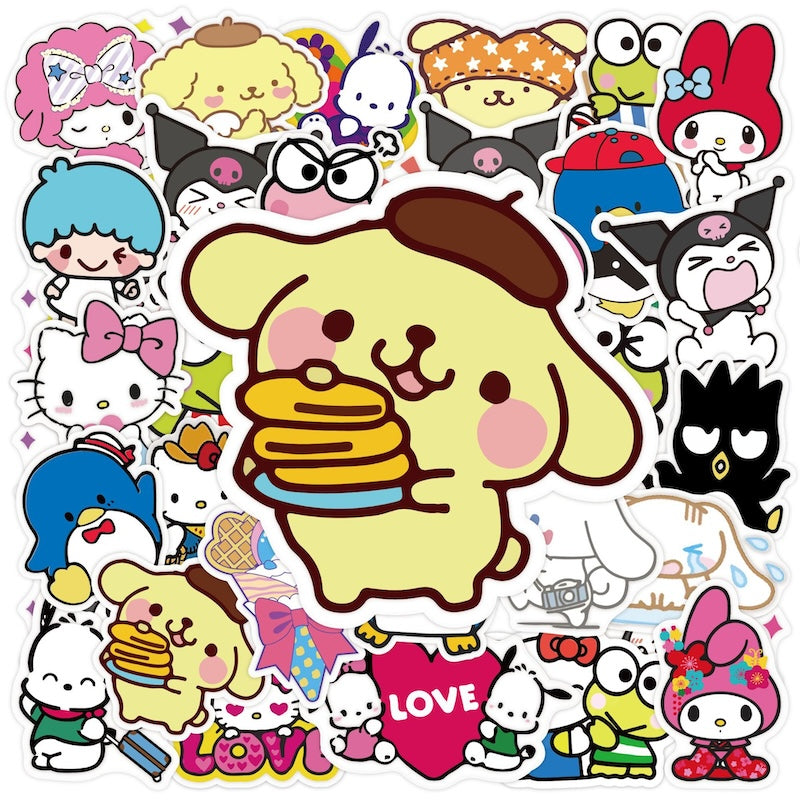 50PCS DIY Waterproof Stickers