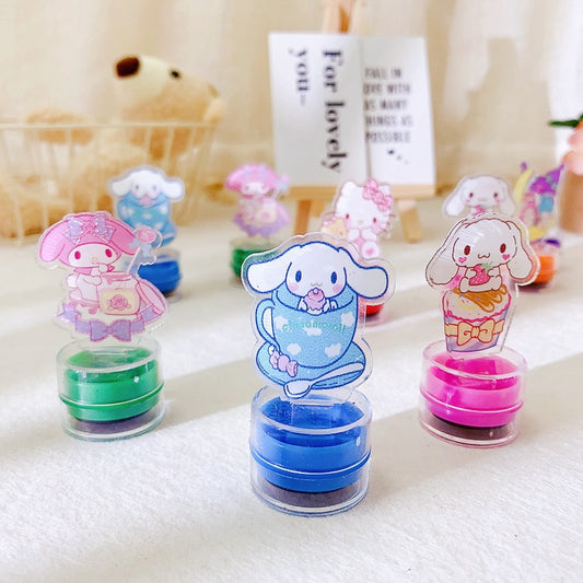 Sanrio Acrylic Stamp Set – 10PCS Assorted