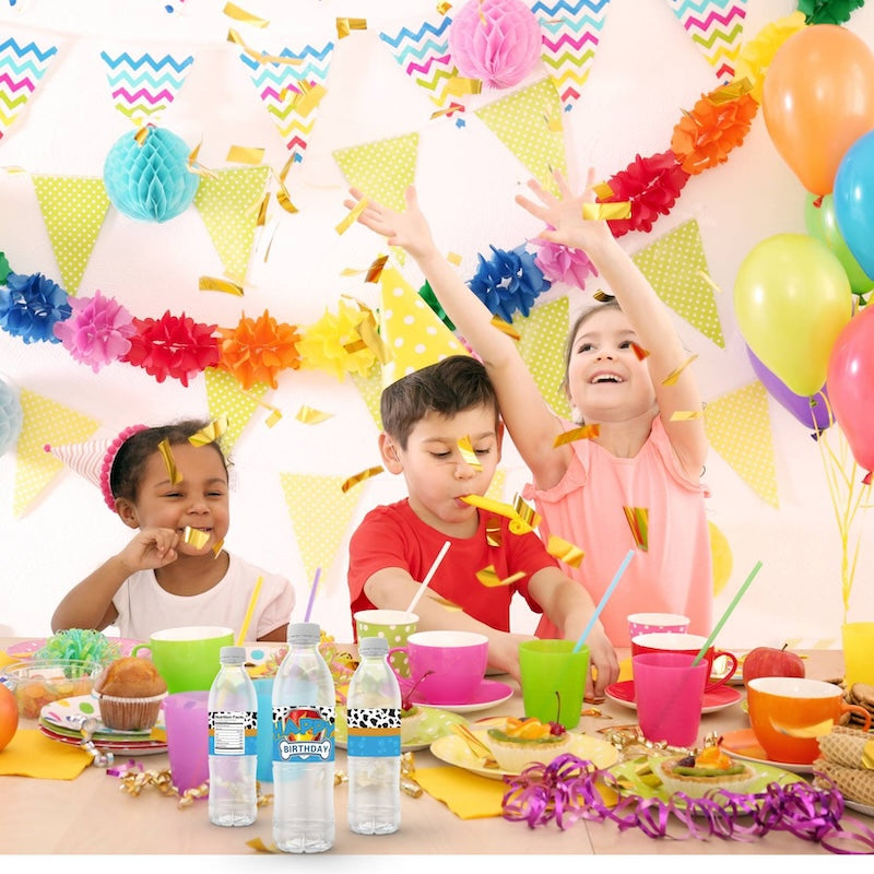 Birthday Party Water Bottle Labels 24PCS Set - Paw Patrol