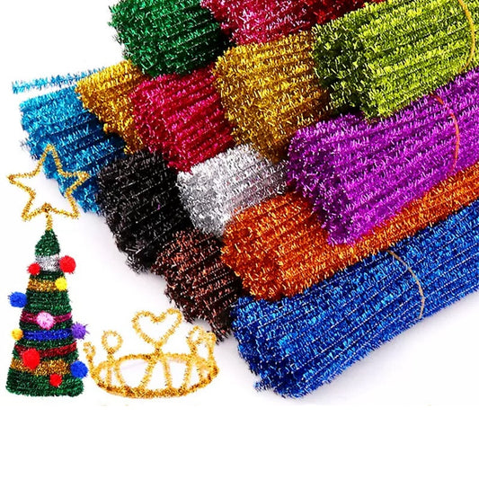Chenille Stems Glitter – Sparkling & Flexible for DIY Crafts