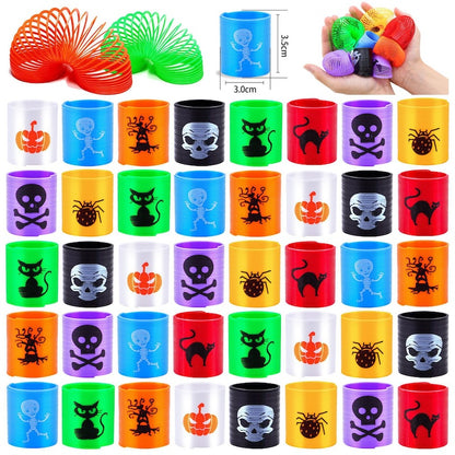 Mini Halloween Rainbow Spring Toys