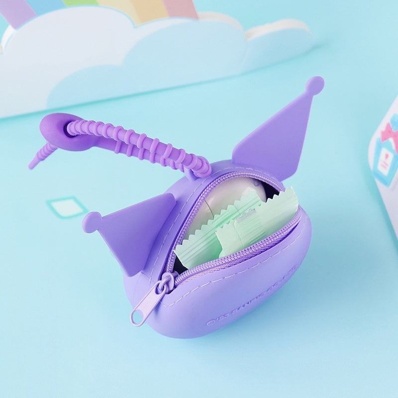 Cute Cartoon Silicone Coin Purse for Kids