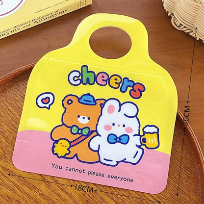 Cute Cartoon Resealable Handle Gift Bags