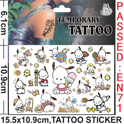 Temporary Tattoos for Kids Single Pack