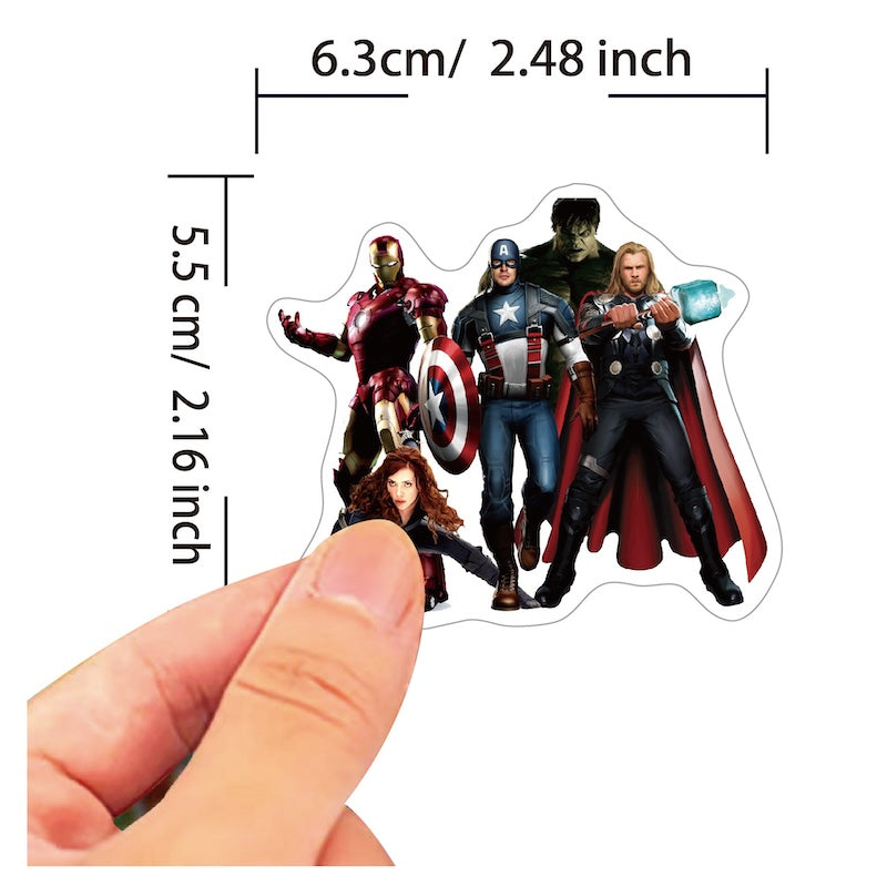50PCS DIY Waterproof Stickers