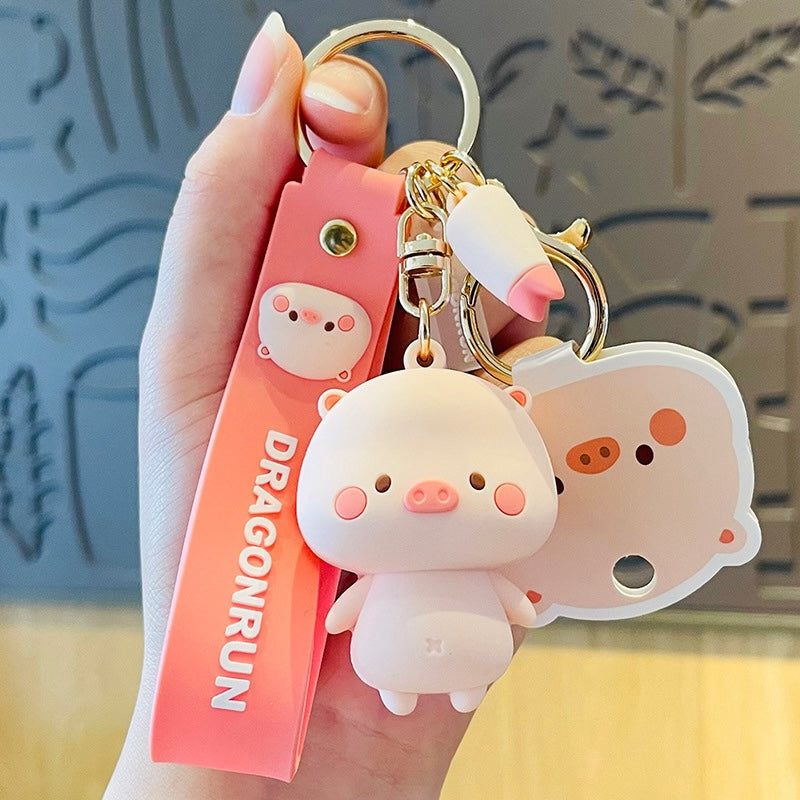 Cute Premium Cartoon Silicone Keychain
