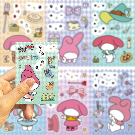 Make-a-Face DIY Sticker Set – 8 Sheets