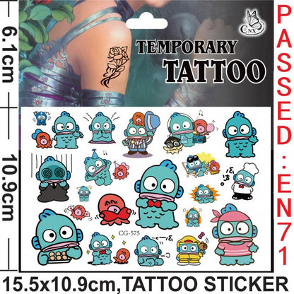 Temporary Tattoos for Kids Single Pack