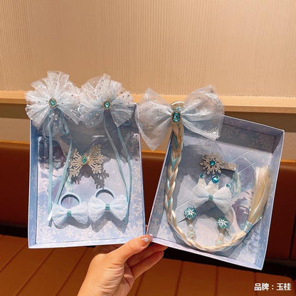 Snow Princess Crown Hair Set Gift Box