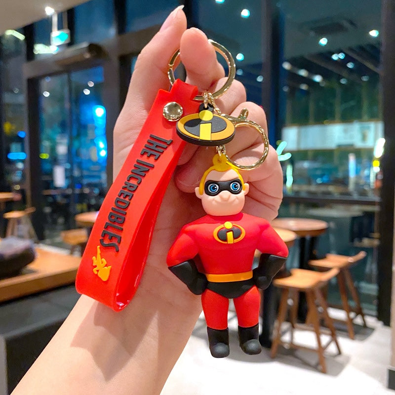 Cartoon Soft Silicone Keychain