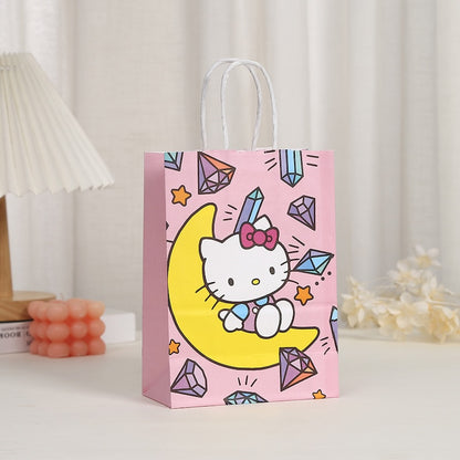 Cartoon Paper Gift Bag with Handle