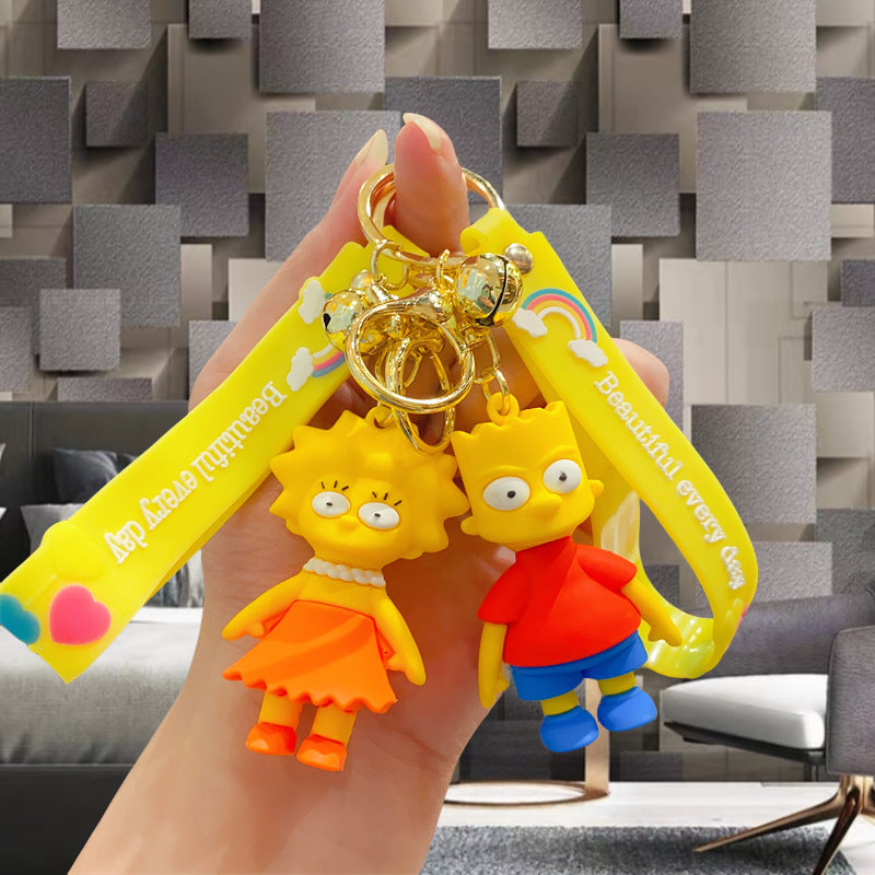 Cartoon Soft Silicone Keychain