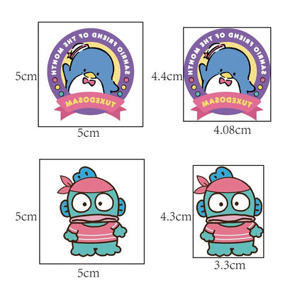 Kids Temporary Tattoo Stickers 5x5cm 20PCS Set