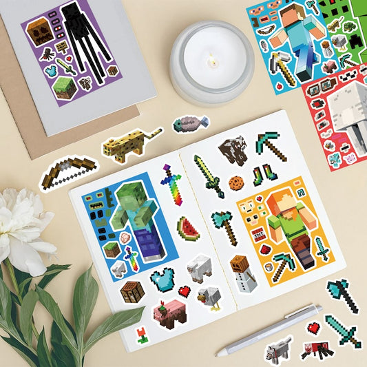 Make-a-Face DIY Sticker Set – 8 Sheets