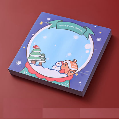 Christmas Sticky Notes – Cute Holiday Memo Pads (8×8 cm, 50 Sheets)