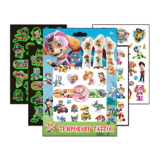 Kids Temporary Tattoos 4 Sheets Gift Set