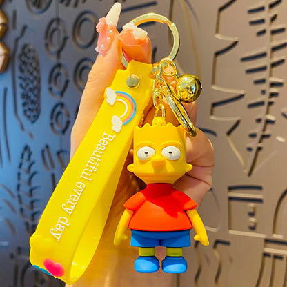 Cartoon Soft Silicone Keychain