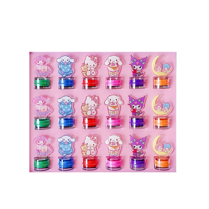 Sanrio Acrylic Stamp Set – 10PCS Assorted