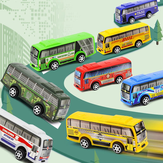 Mini Pull-Back Bus Toy