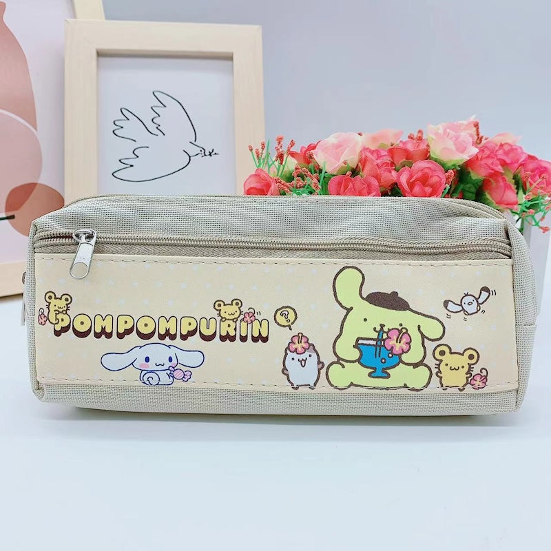 Cute Cartoon Fabric Pencil Case for Kids
