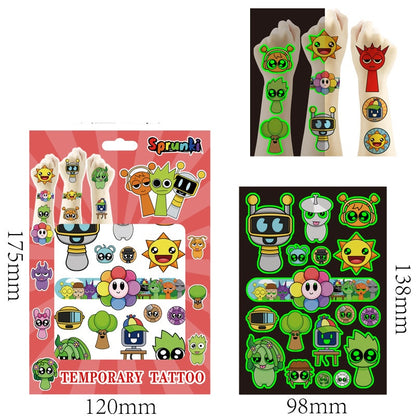 Kids Temporary Tattoos 4 Sheets Gift Set