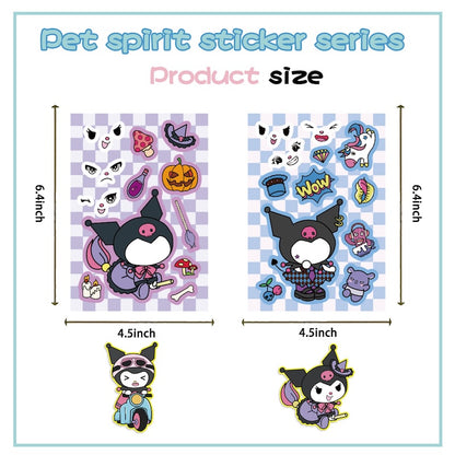 Make-a-Face DIY Sticker Set – 8 Sheets