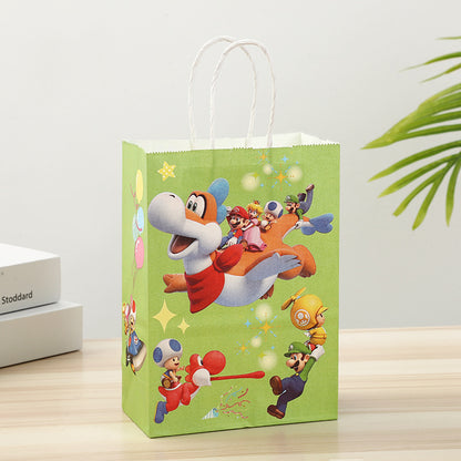 Cartoon Paper Gift Bag with Handle