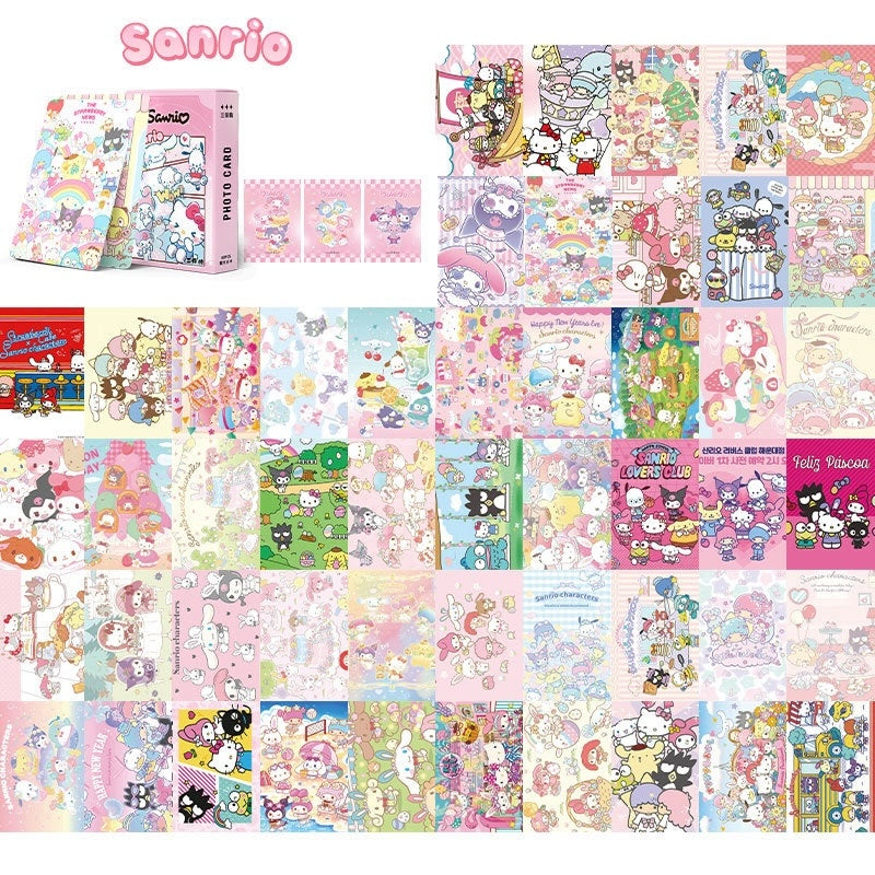 Sanrio Holographic Card Collection – 50PCS Box Set