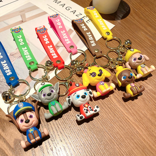Cartoon Soft Silicone Keychain