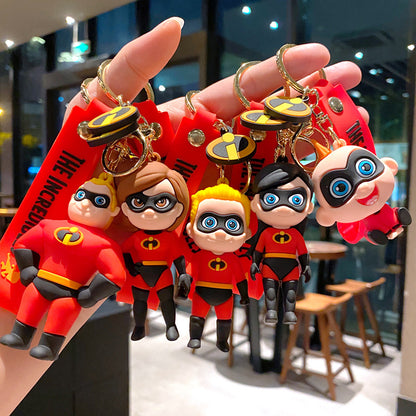 Cartoon Soft Silicone Keychain