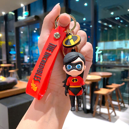 Cartoon Soft Silicone Keychain