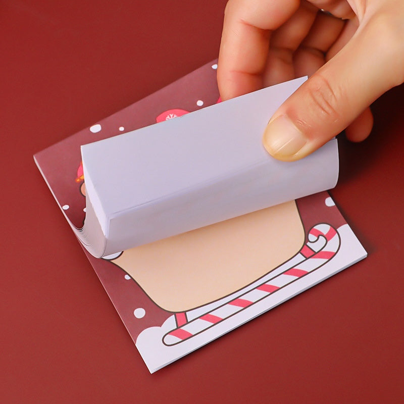 Christmas Sticky Notes – Cute Holiday Memo Pads (8×8 cm, 50 Sheets)